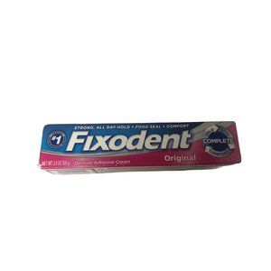 Fixodent Original Cream 2.4oz  Adhesive‎ Cream Strong All Day Hold